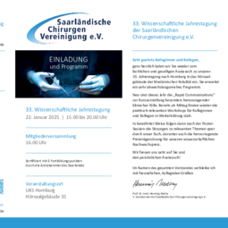 Einladung Chirurgenvereinigung