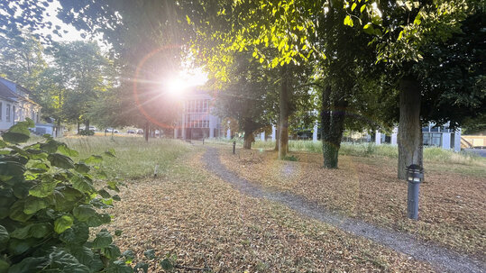 Garten Forschungsgeb&auml;ude