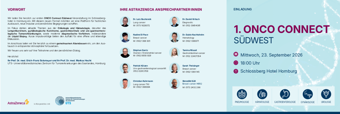 1. ONCO CONNECT S&Uuml;DWEST
