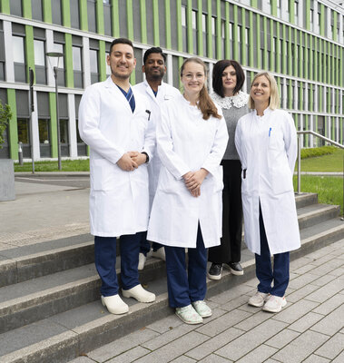 das Team der Präventionsambulanz am UKS