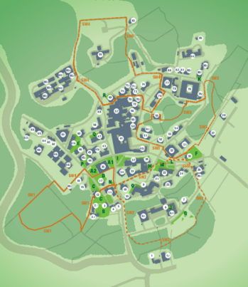 Lageplan Campus im Gr&uuml;nen