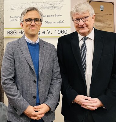 Prof. Dr. Thorsten Keßler (links) und Prof. Dr. Michael Böhm (rechts)