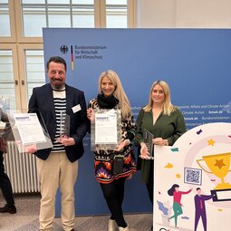 Foto Preisverleihung SCHULEWIRTSCHAFTPREIS