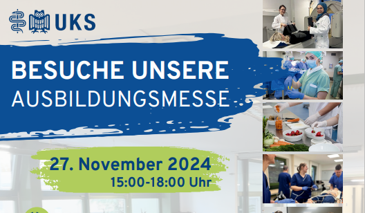 Plakat Ausbildungsmesse UKS-Schulzentrum November 2024